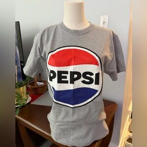 Pepsi Gray T-Shirt with Logo
